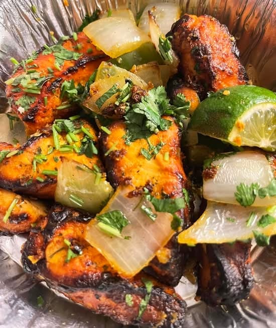 Fish Tikka (Salmon).
