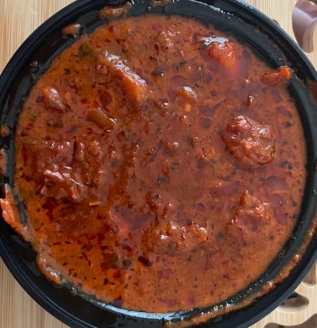 Shrimp Vindaloo.